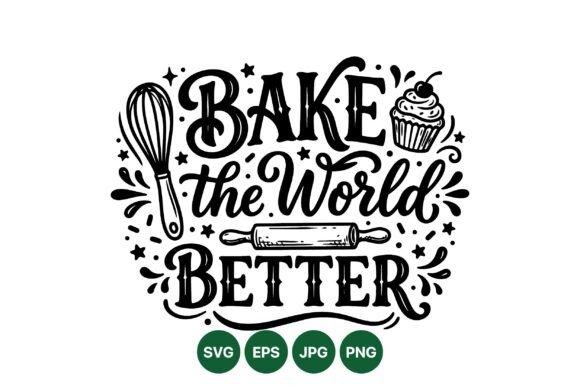 Bake the World Better Design: Playful Graphics & Illustrations