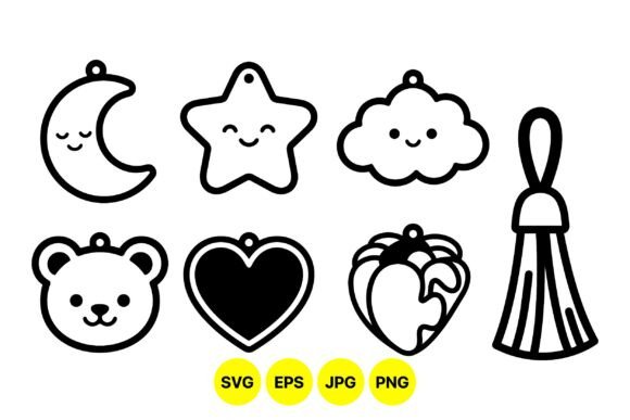 Cute Baby Toy Charm SVG Set: Graphics & Illustrations Review