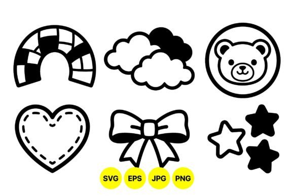 Cute Kids Clipart SVG Collection: Graphics & Illustrations
