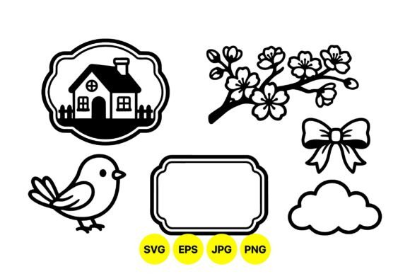 Cute Spring Clipart Collection: Graphics & Illustrations