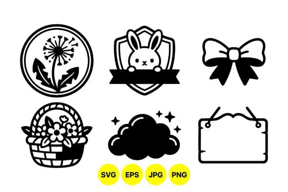 Cute Spring Icon Clipart Pack
