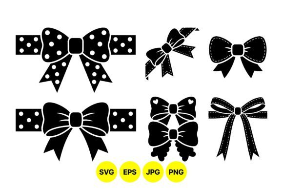 Elegant Bow Ribbon Clipart: Graphics & Illustrations for Polished Publishing